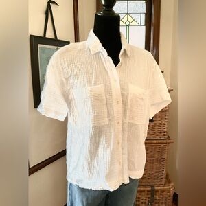 Madewell Gauze Button-Down Shirt